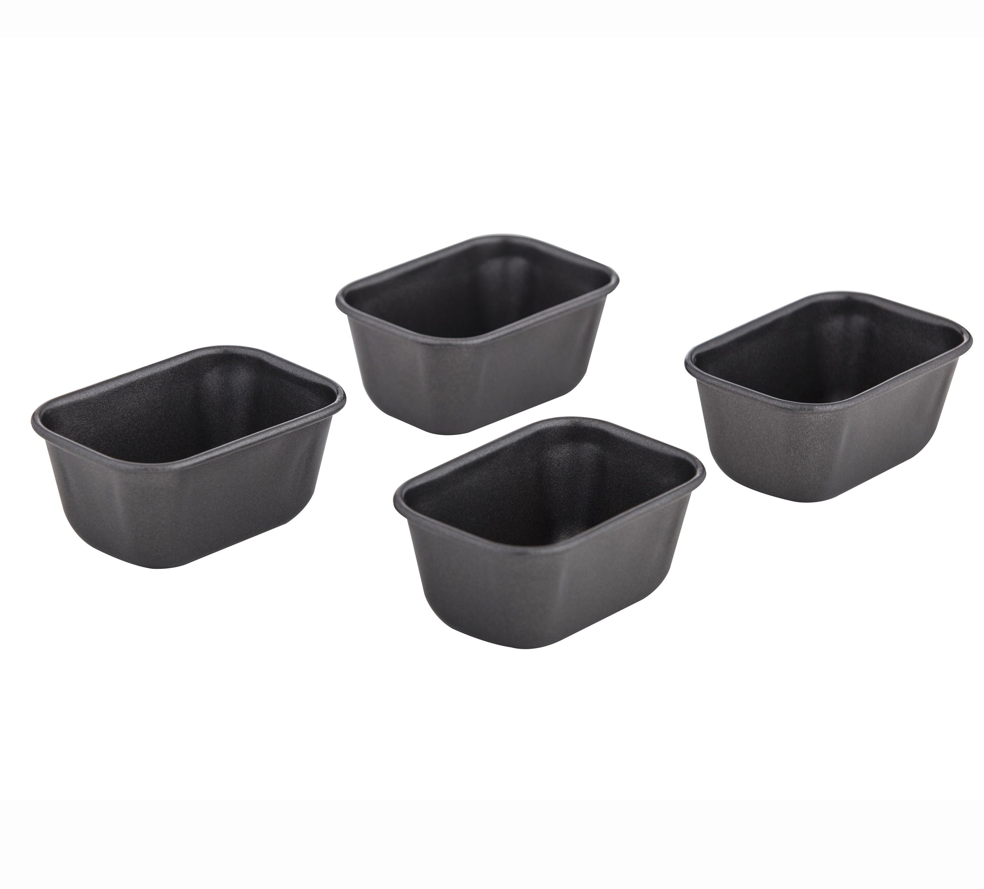 MasterPro Non Stick Individual Loaf Tin Set of 4 Pieces 9.5cm x 7cm x 4.5cm