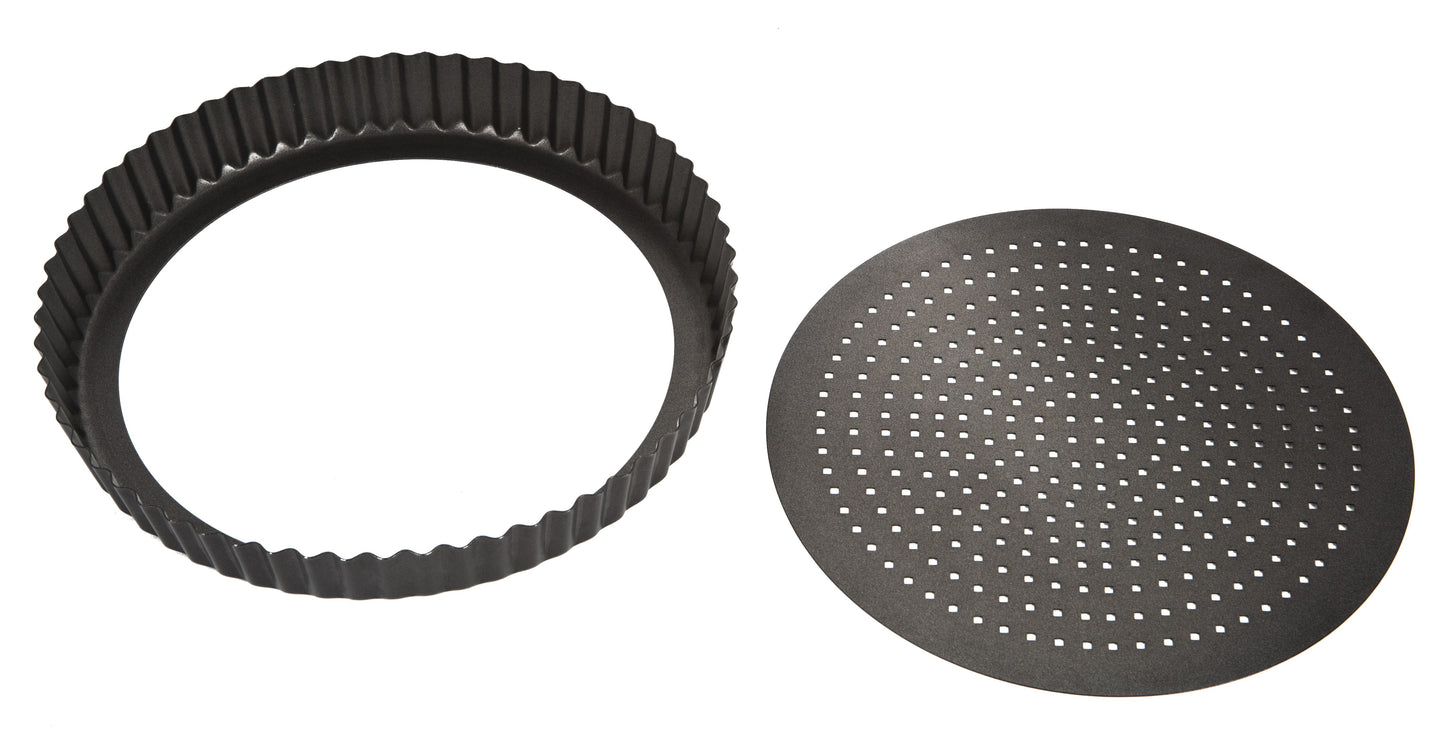 MasterPro Non Stick Round Crispy Quiche 25cm