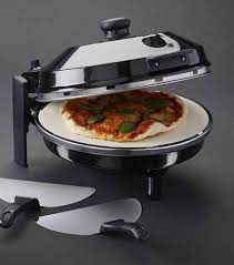 MasterPro Ultimate Pizza Oven with Window and 2 Paddles Black