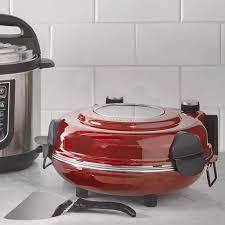 MasterPro Ultimate Pizza Oven with Window and 2 Paddles Red