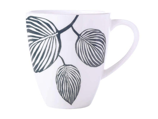 Maxwell Williams Panama Coupe Mug White Grey 350mL