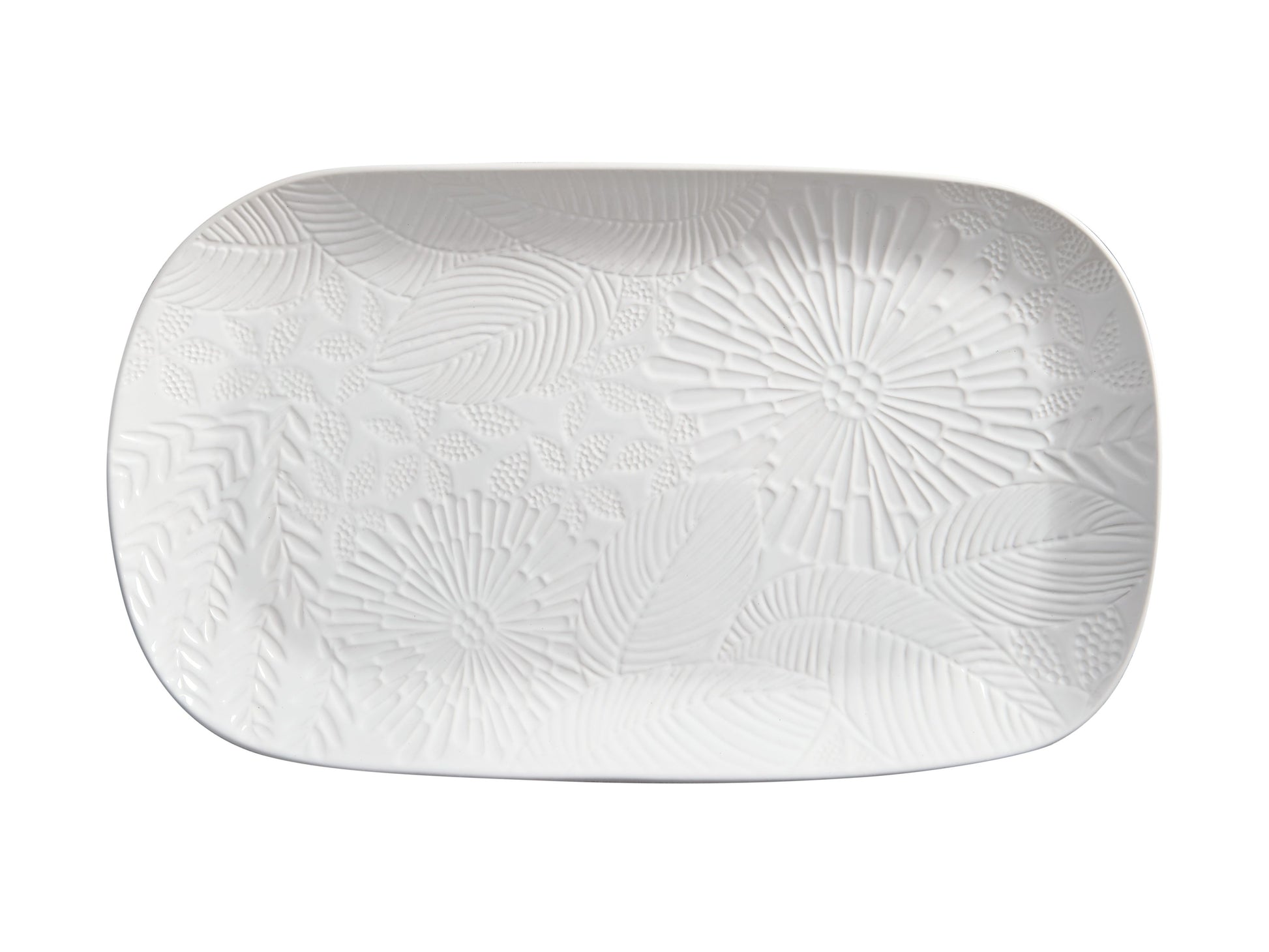 Maxwell Williams Panama Oblong Platter 39x23cm White