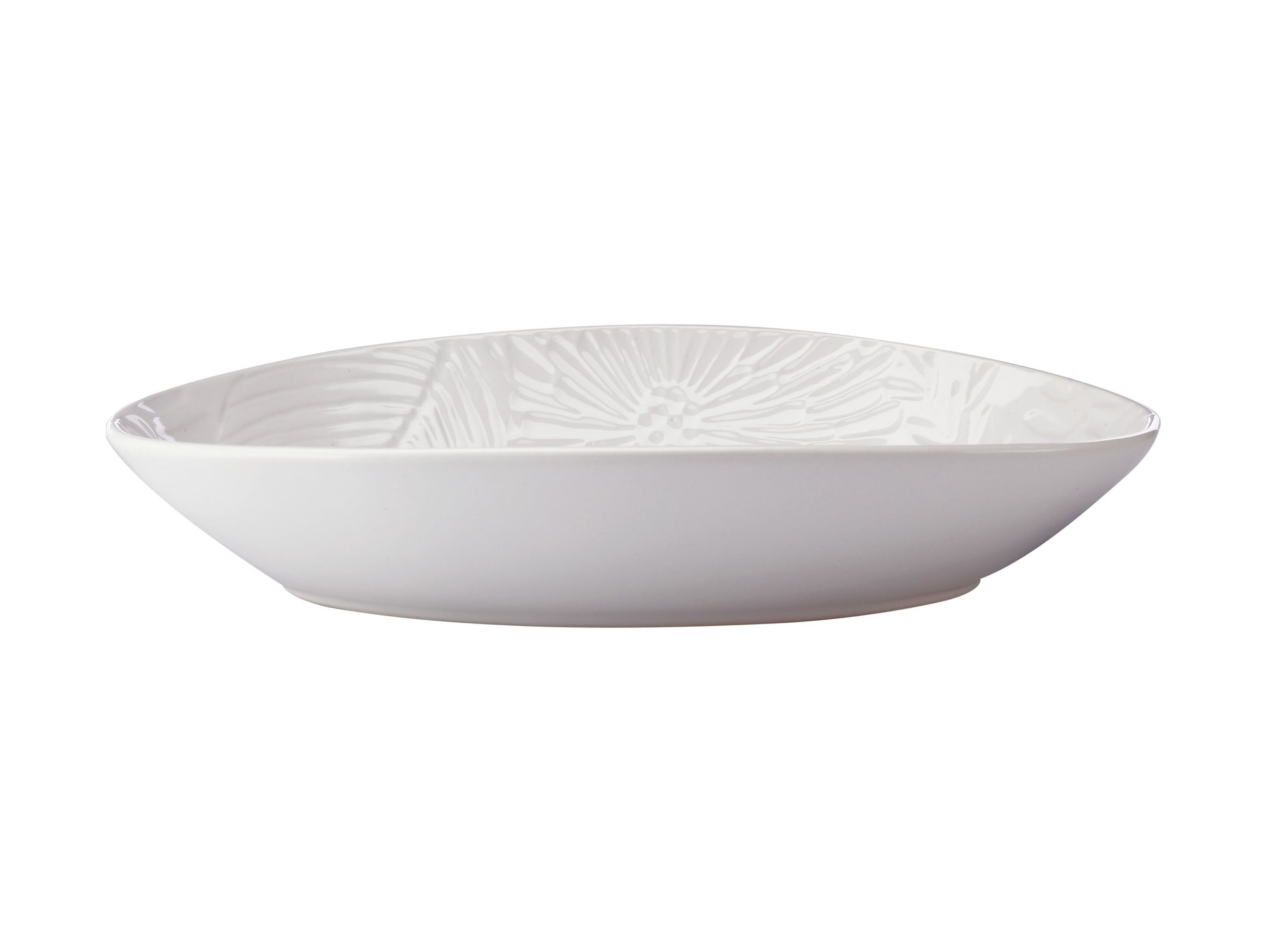 Maxwell Williams Panama Oval Bowl 24x17cm White