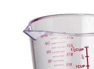 Measure Jug 300ml 1.5cup Plastic Avanti-1