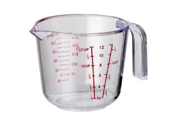 Measure Jug 300ml 1.5cup Plastic Avanti