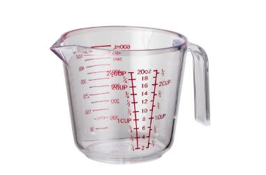 Measure Jug 600ml 2.5 cup Plastic Avanti