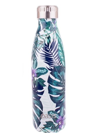 OASIS DRINK BOTTLE TROPICAL LEAF 500ML