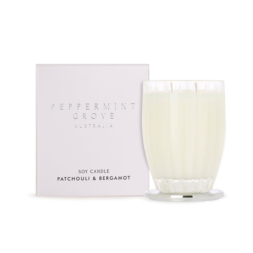 Peppermint Grove Candle Patchouli Bergamot Large