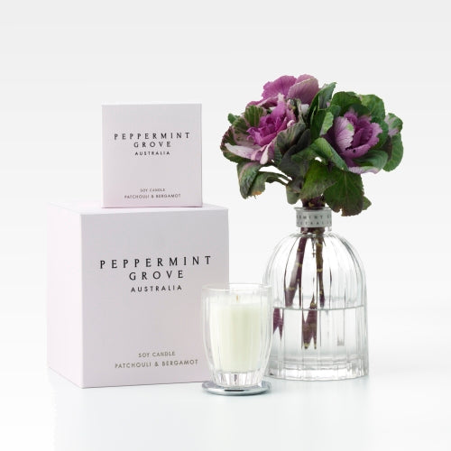 Peppermint Grove Candle Patchouli Bergamot Large