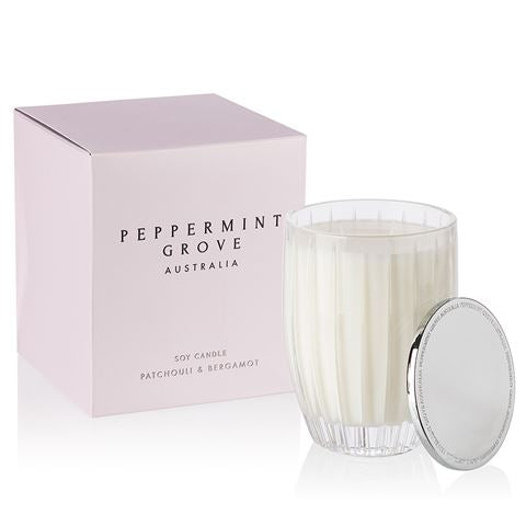 Peppermint Grove Candle Patchouli Bergamot Large