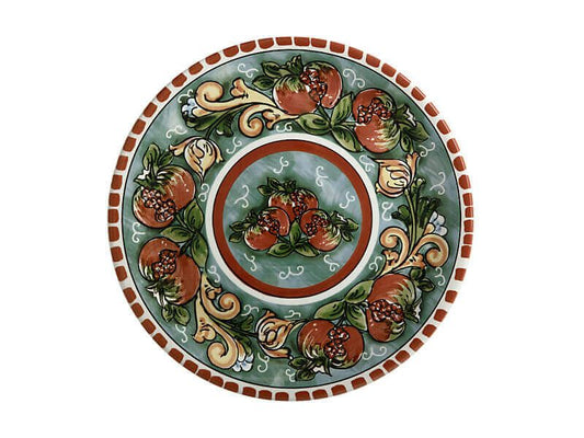 Maxwell & Williams Ceramica Salerno Round Platter 31cm - Pomegranates