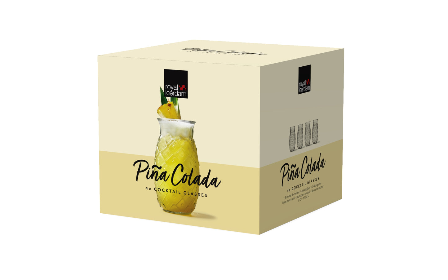 Royal Leerdam Pina Colada Glasses Set 4 500mL