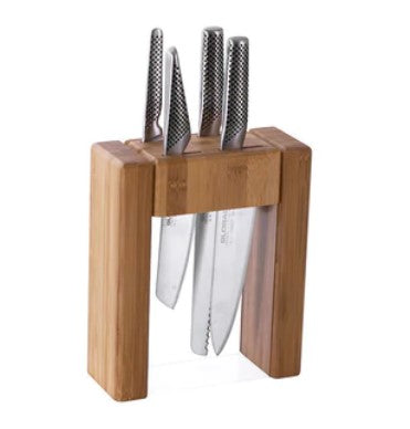 Global Teikoku 5 Piece Knife Block Set