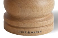 Cole & Mason Capstan Pepper Mill in Beechwood 12cm