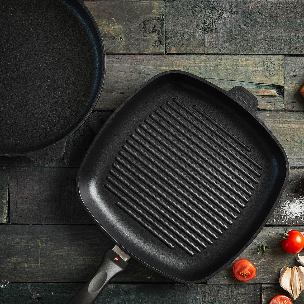 square induction frying pan