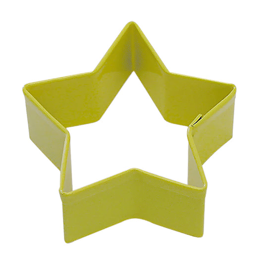 Star Cookie Cutter Yellow 7cm