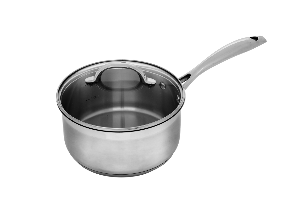 Swiss Diamond Stainless Steel Sauce Pan Set of 3 Pieces 16cm/18cm/20cm