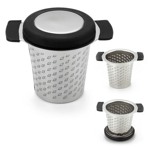 TEA MUG INFUSER MICROMESH WTH LID