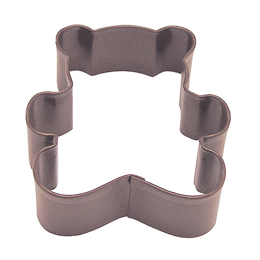 Teddy Bear Cookie Cutter Brown 7.75cm