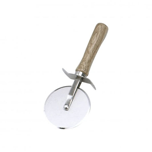 Tomkin Pizza Cutter Wheel Wood Handle 10cm