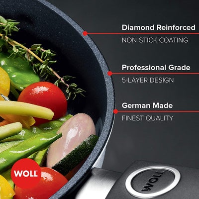 Woll Diamond Conduction Sauté Pan Fixed Handles 32cm