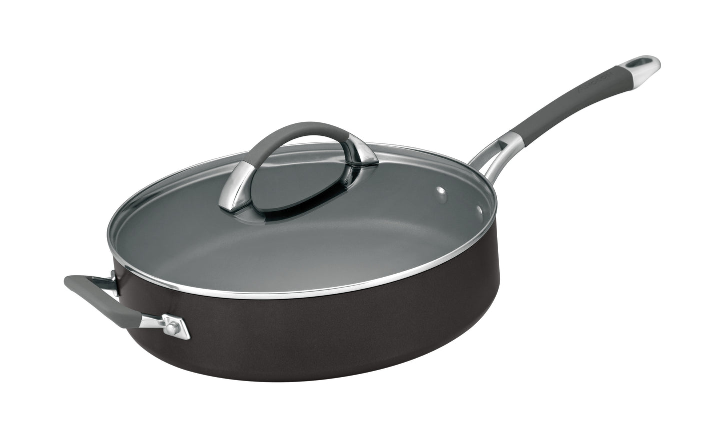 Anolon Endurance+ 30cm nonstick sauté pan with lid 4.7L hard anodised cookware
