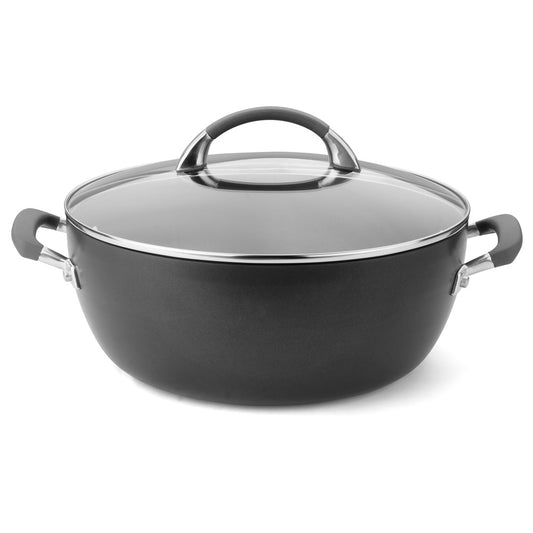 Anolon Endurance+ Covered Casserole Pan 30cm 7.1L non-stick cookware for cooking and serving