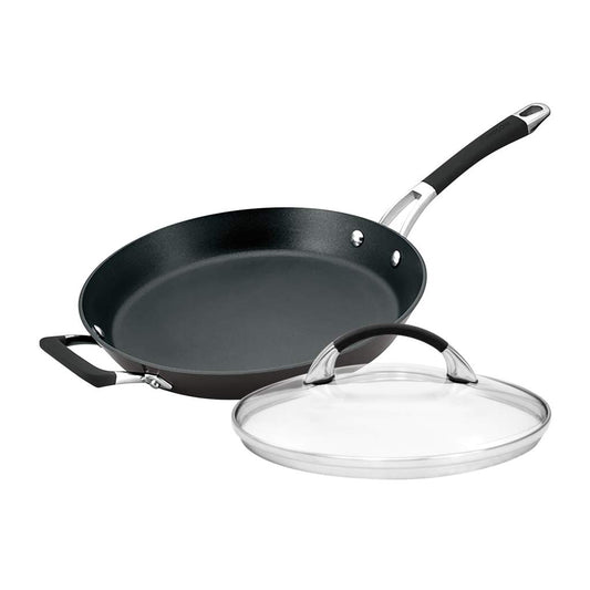 Anolon Endurance+ Nonstick Frypan 30cm with Lid Hard Anodised Cookware