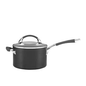 Premium Anolon Endurance+ Nonstick Saucepan 20cm 3.8L with Lid for Everyday Cooking