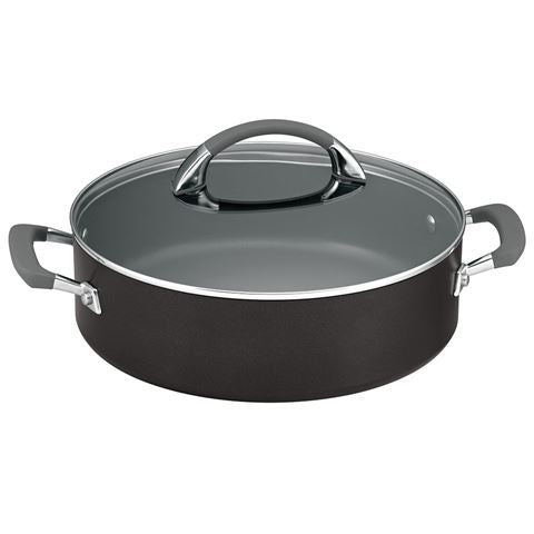 Anolon 28cm sauté pan in modern kitchen used for home cooking meals