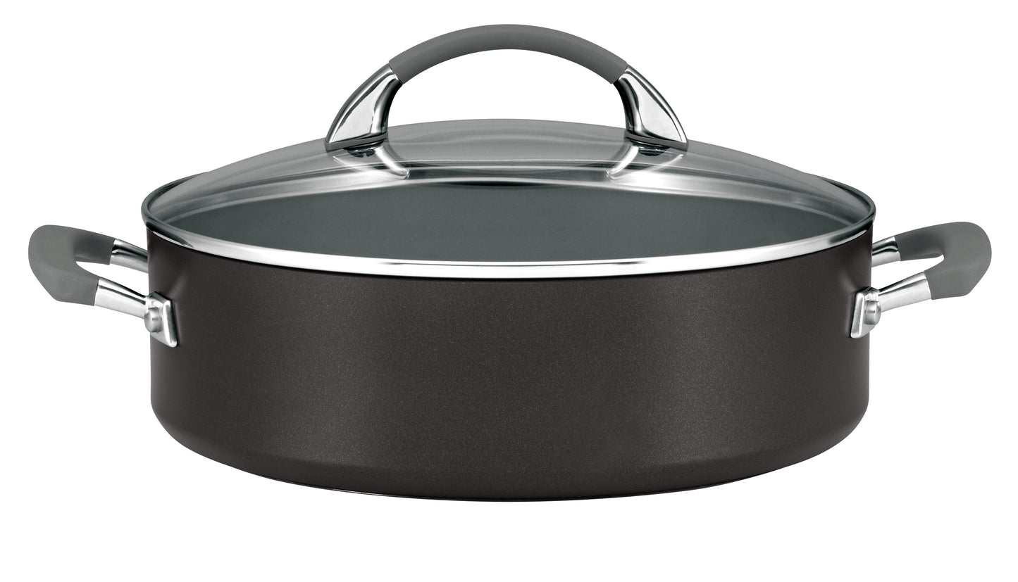 Anolon Endurance Plus 28cm 4.7L sauté pan with nonstick surface and ergonomic handle