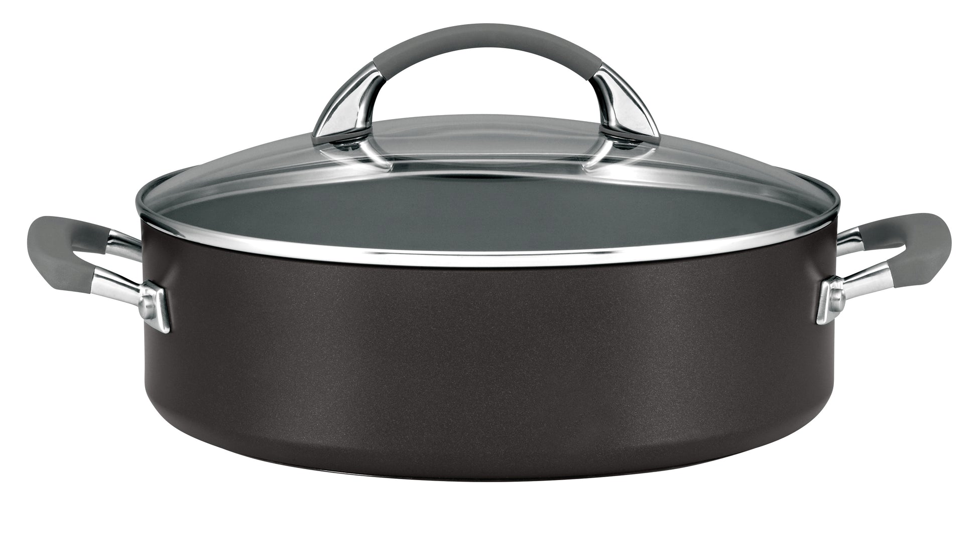 Anolon Endurance Plus 28cm 4.7L sauté pan with nonstick surface and ergonomic handle