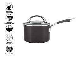 Anolon Endurance+ induction-compatible covered saucepan 1.9L capacity