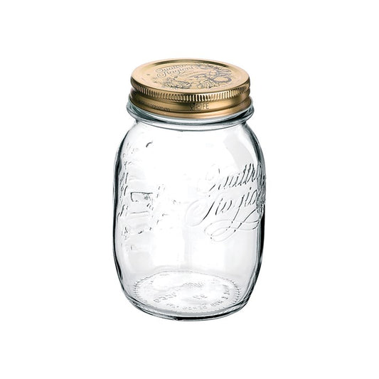 Bormioli Rocco Fido Glass Storage Jar 500ml Made in Italy