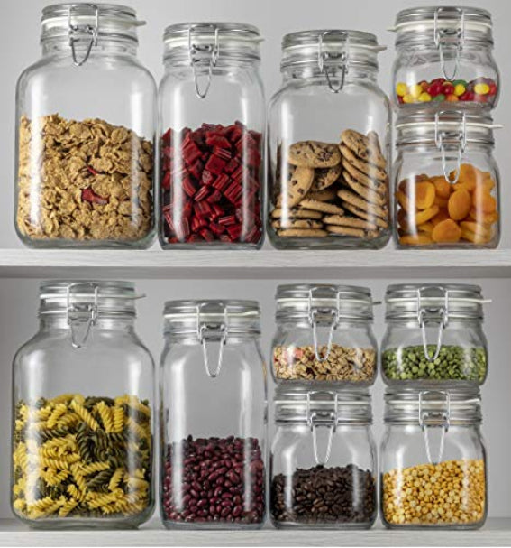 Bormioli Rocco Fido Glass Storage Jar 2L for Kitchen Storage