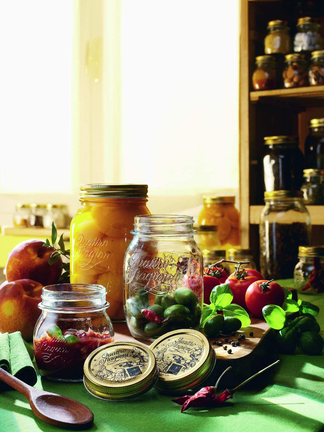 Bormioli Rocco Quattro Glass Jar 1.5Litres