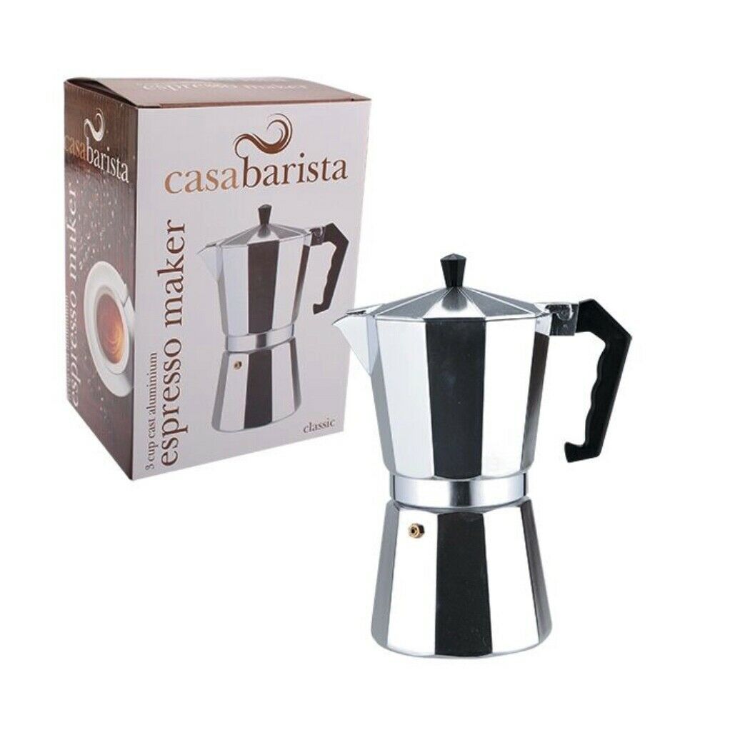 D-Line Classic 3-Cup Aluminium Espresso Maker