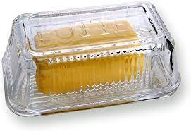 DLine Glass Butter Dish Rectangle