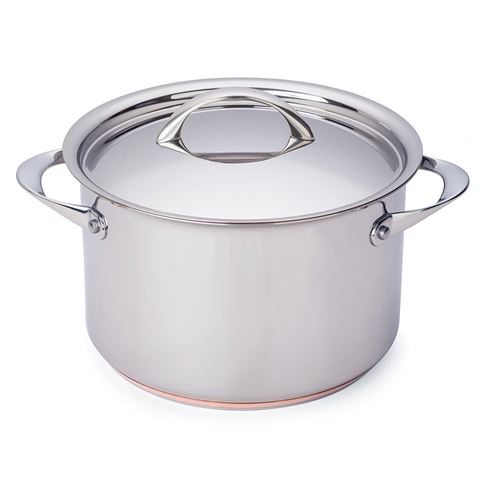 Essteele 7.1L stockpot with lid for cooking soups and curries