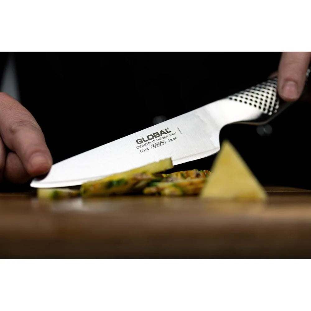 Global Cook's Knife 13cm/5 inch handle and stainless steel design