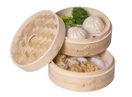 Bamboo Steamers 25cm 3pce