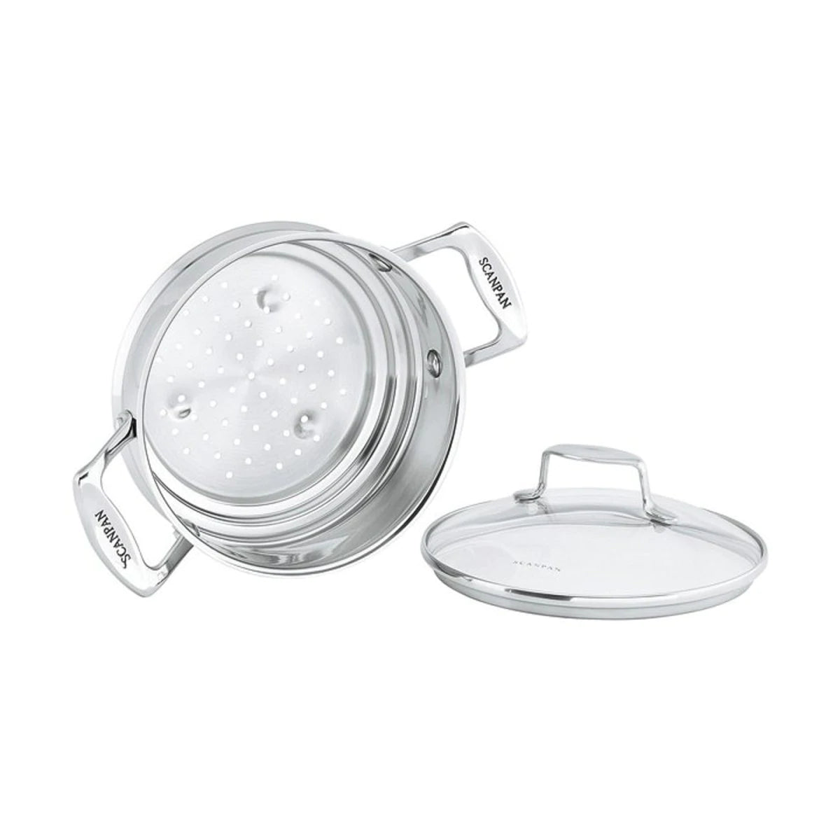 Scanpan Impact Stainless Steel Universal Steamer With Lid
