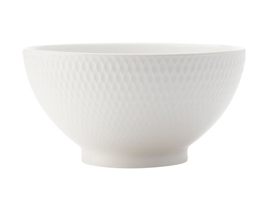 Maxwell & Williams Diamonds Rice Bowl 10cm White Porcelain Bowl
