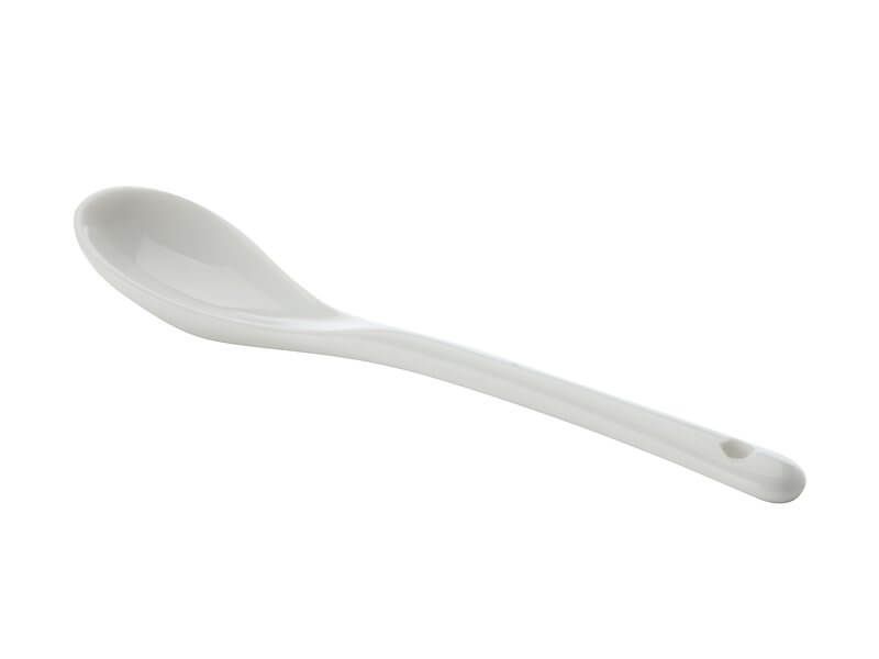 White porcelain Maxwell & Williams White Basics Mini Spoon for everyday dining