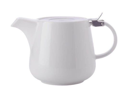 Maxwell & Williams White Basics Infuser Teapot 1.2L with elegant white design