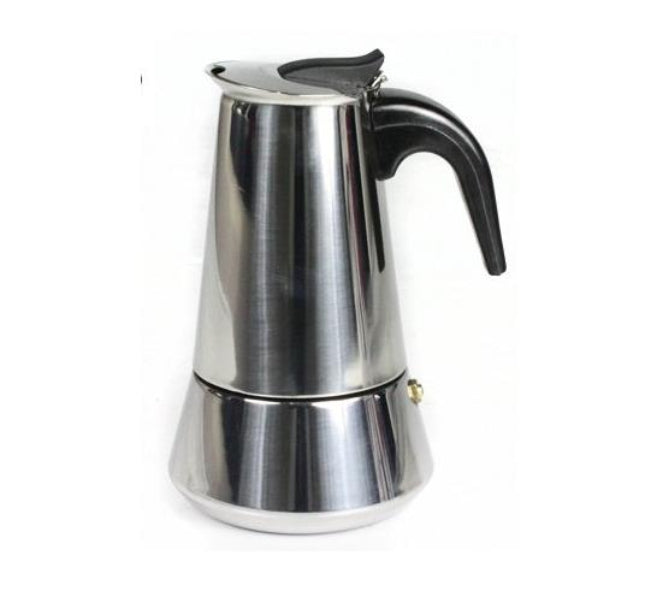 Roma Stainless Steel Espresso Maker Detail