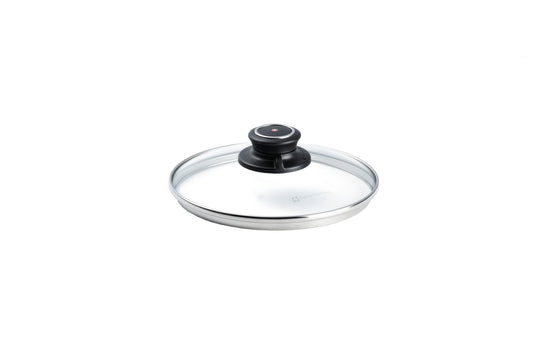 Swiss Diamond Glass Lid 18cm heat-tempered glass lid with steam vent