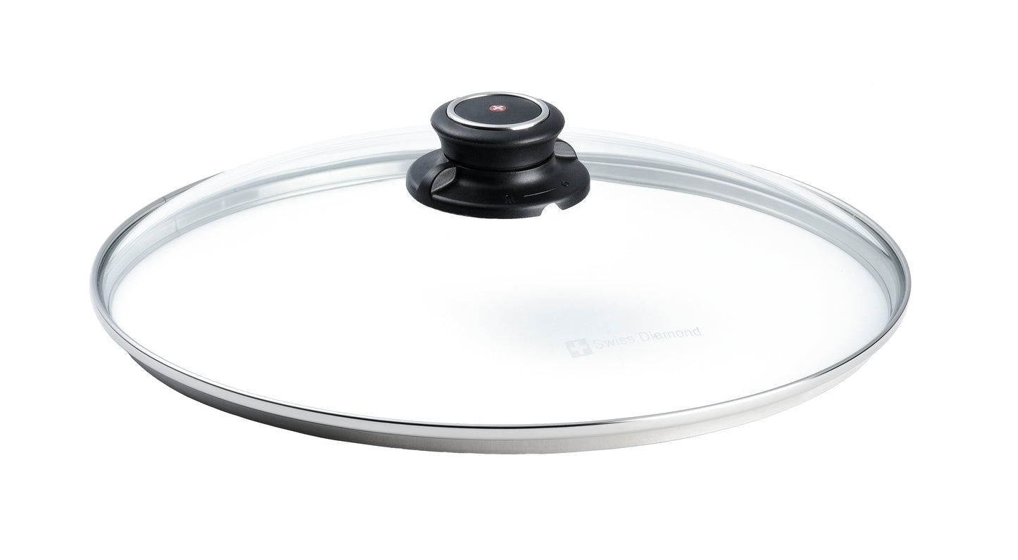 Swiss Diamond 28cm Tempered Glass Lid for Cookware