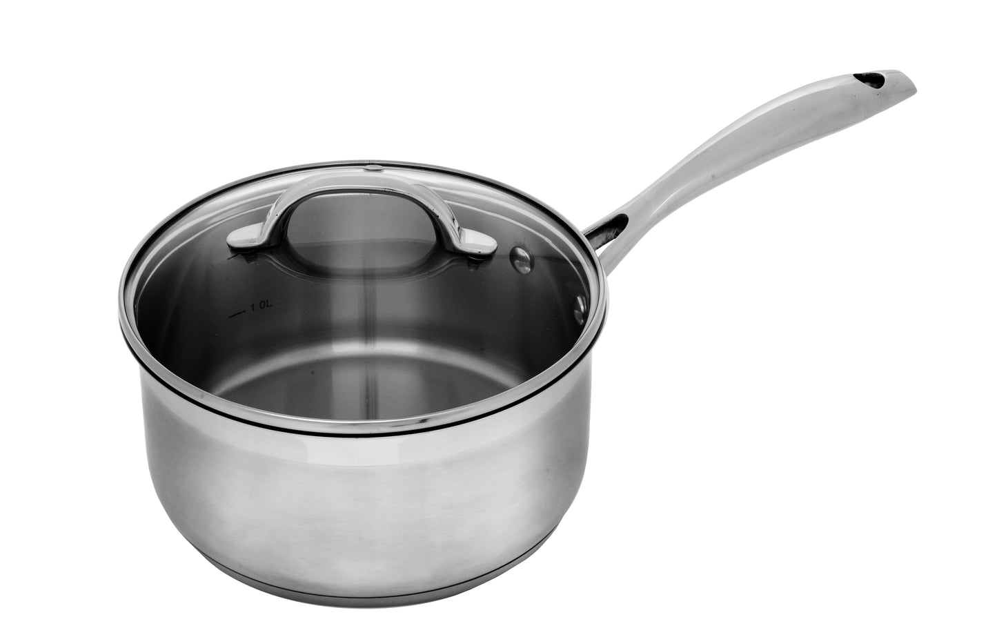 Swiss Diamond Premium Steel saucepan with tempered glass lid