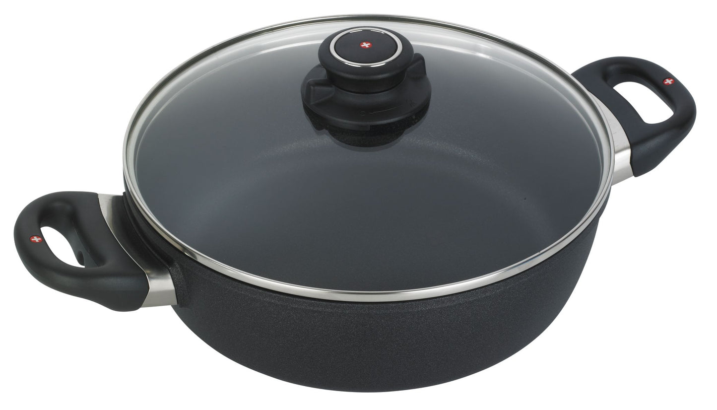 Swiss Diamond XD Deep Casserole 24cm 3L non-stick cookware with lid